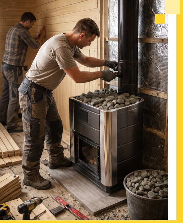 Проектирование и строительство парилок для бани в Рыбинске под ключ