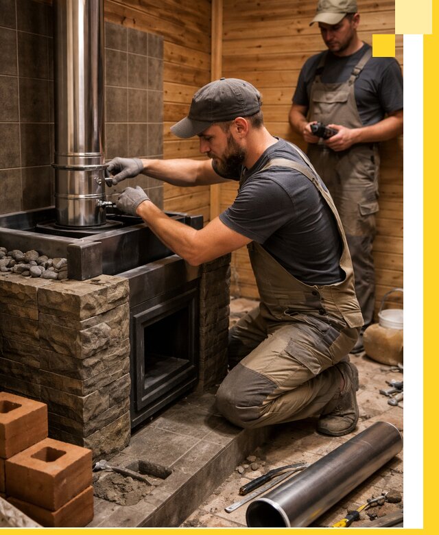 Изготовление и установка банных печей под ключ в Рыбинске