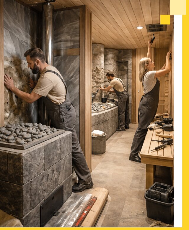 Строительство бань и SPA процедур в Рыбинске под ключ и отделкой
