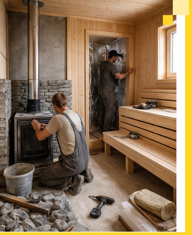 Строительство и изготовление бань под ключ в Рыбинске