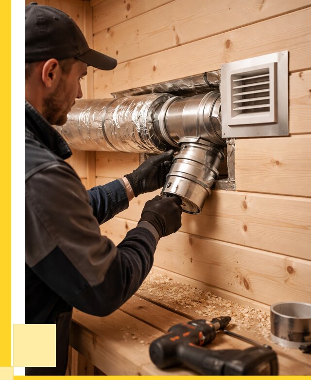 Монтаж вентиляции бани в Рыбинске от 12490 р. | ЭриданРбн