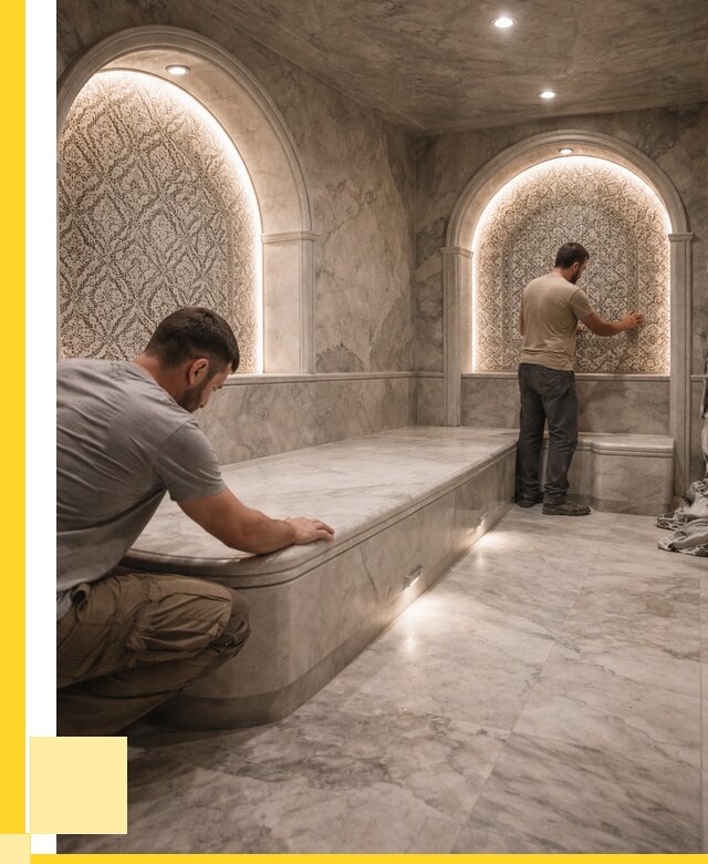 Турецкие бани под ключ в Рыбинске от 260200 р. | ЭриданРбн