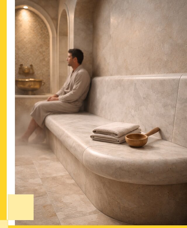 Сиденья для хамама в Рыбинске под ключ от 12490 р. | ЭриданРбн