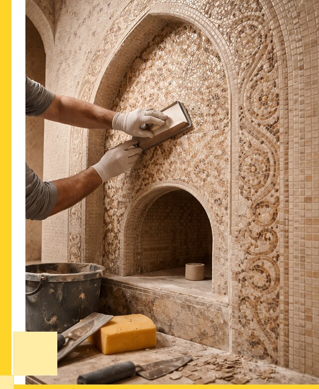 Мозаика для хамама в Рыбинске под ключ от 5204 р. | ЭриданРбн