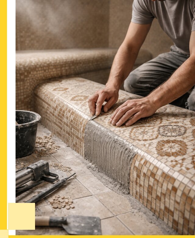 Плитка для хамама под ключ в Рыбинске от 3643 р. | ЭриданРбн