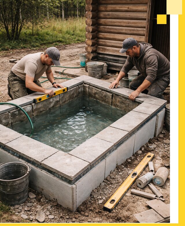 Изготовление и установка холодных купелей под ключ в Рыбинске