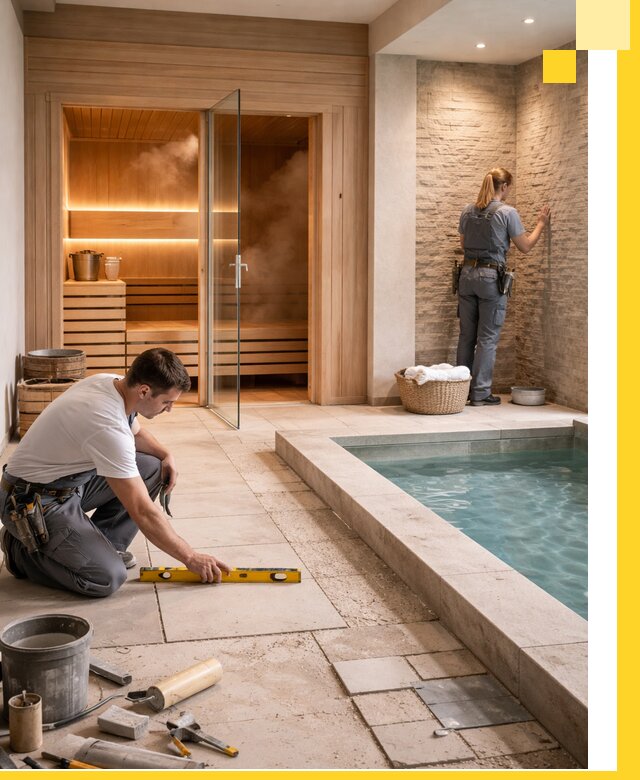 Комплексный дизайн и отделка интерьеров SPA под ключ в Рыбинске